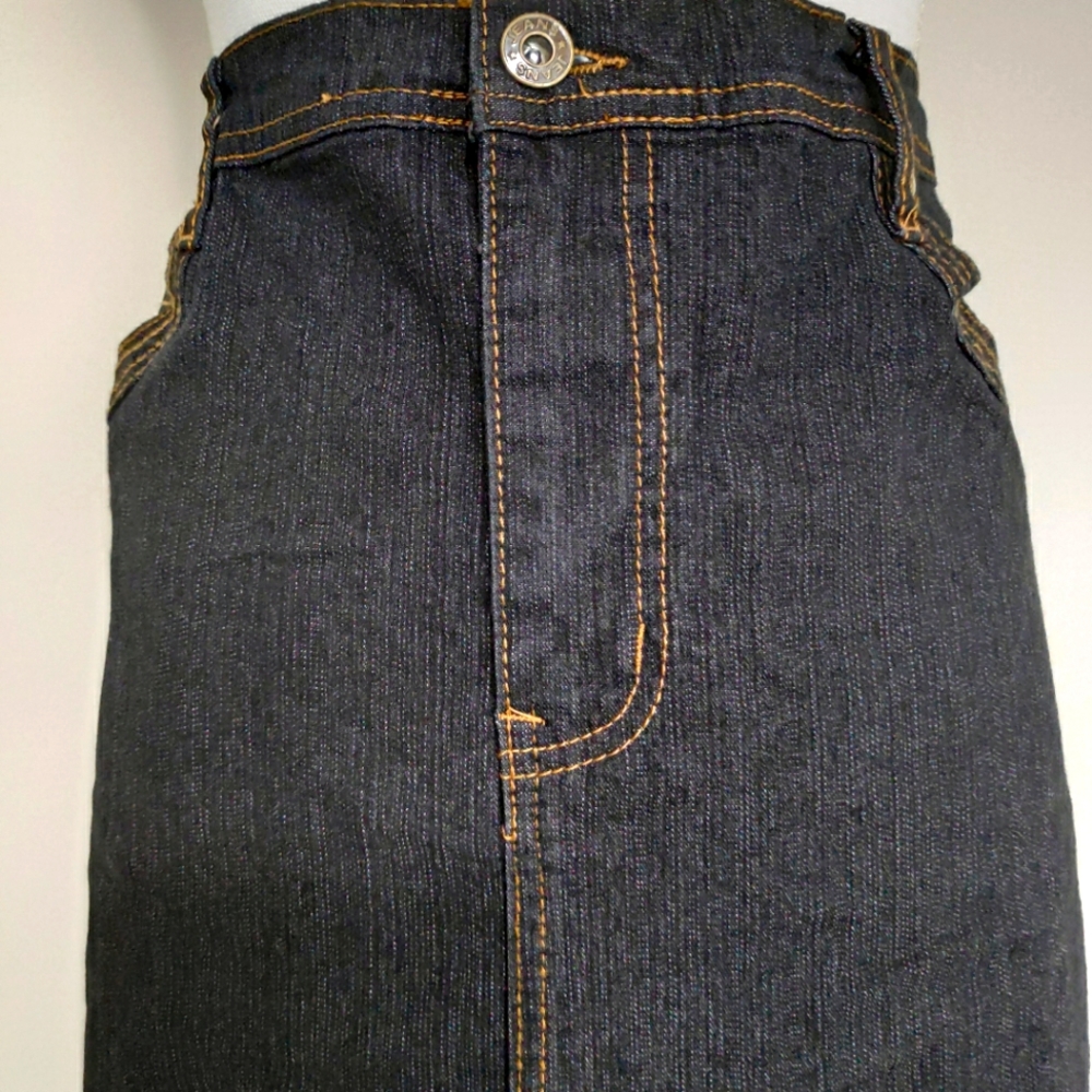 #BeGirl Black 3XL Denim Long Skirt